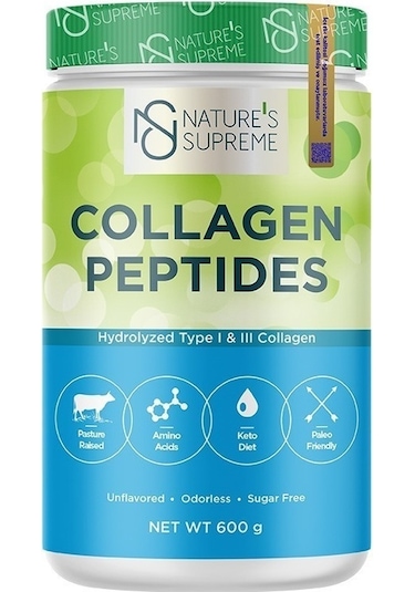 Natures Supreme Collagen Peptides Powder 600 Gr Aromasız