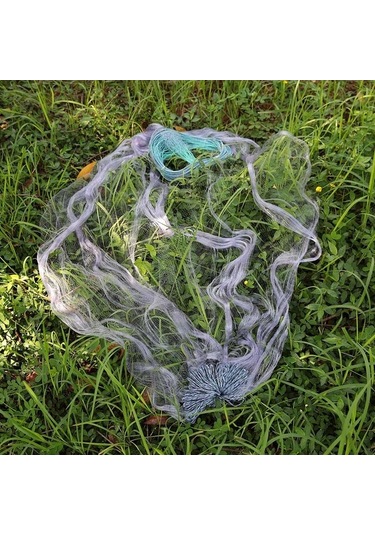 Novahub 1.8mm 30m Balık Ağ Monofilament, 20mm Ağız Delikli Tek Katmanlı Balık Ağları