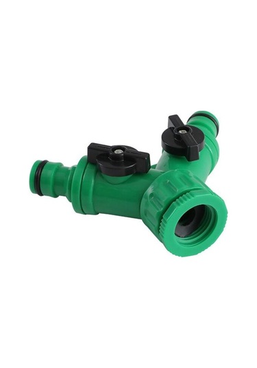 Besthome1 Plastik Bahçe Musluk Çevirici: 2 Çıkışlı Valfli, Ev/bahçe Bağlantısı, Don/kırılma Dayanıklı Abs Mavi Mavi