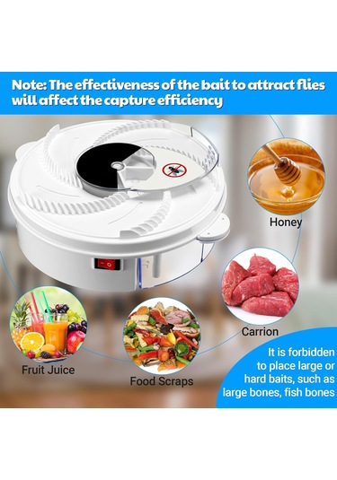 Geekyou Ev İçi Usb Elektrikli Sessiz Sinek Yakalama Aleti - Fiziksel Yöntemle Güvenli Sinek Öldürücü