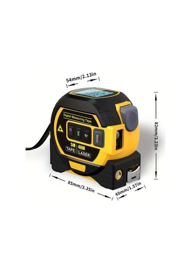 Besthome1 3 In 1 40 M Lazer Mesafe Ölçer, Yüksek Doğruluklu, Profesyonel Kullanım İçin