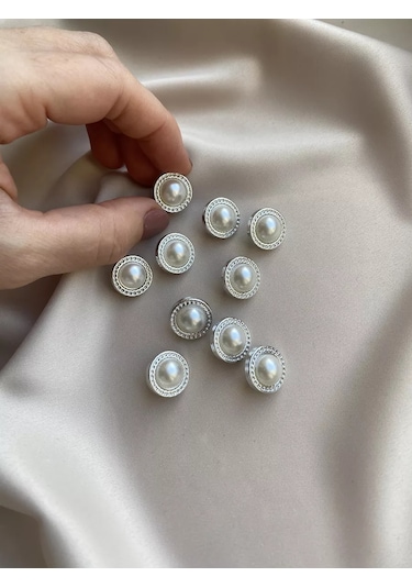 Siberiana İnci Taklidi Düğmeler 12 Mm \ 193443154