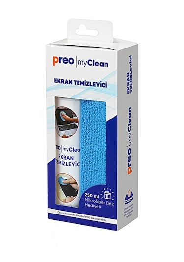 Preo MCLN01 250 ML Ekran Temizleme Seti