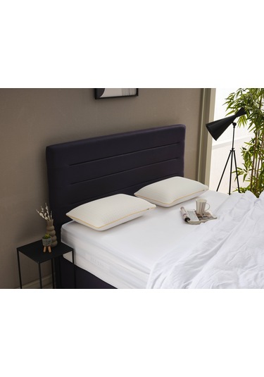 Tombul Ortopedik Düz Visko Yastık - Air Comfort Cilt Dostu Hava Alabilir Uyku Yastığı - Anti Uv 1 Adet Çok Renkli