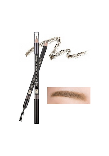 Missha Smudge Proof Wood Brow Bulaşmayan Kalıcı Doğal Kaş Kalemi Light Brown