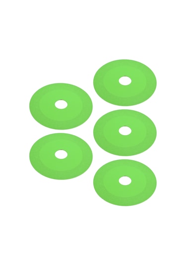 Kosona Cam, Seramik, Şarap Flasörü Kesici Disk - 100mm 1mm Adamas Taşlı, Açımlı Kesici, 5 Adet Yeşil Poşetli