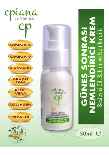 Cpiana Güneş Sonrası Krem Argan Yağlı 50ml