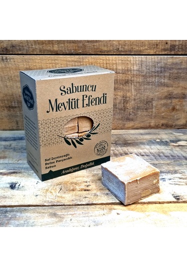 Sabuncu Mevlüt Efendi Saf Zeytinyağlı Defne Parçacıklı Sabun 1 KG