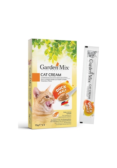Garden Mix Ördek ve Maltlı Kedi Kreması 5 x 15 G