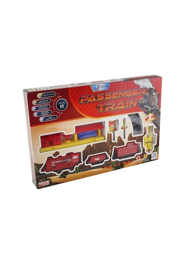 Uj Toys 26 Parçalı Pilli Tren Seti