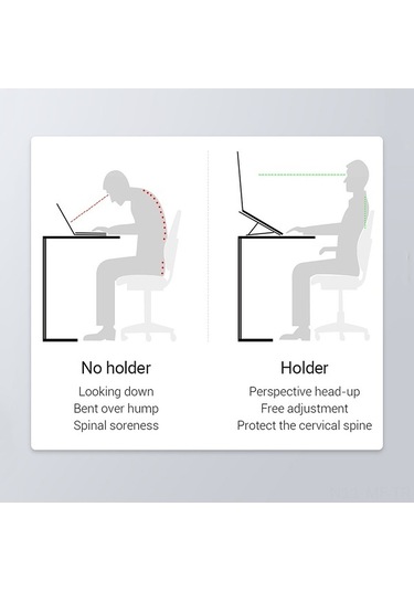 Didadodo Vention Katlanabilir Dizüstü Standı - 6 Ayar Pozisyon, Kaymaz Taban, 17 İnçe Kadar Tablet Ve Laptop Uyumlu, Küçük Boyutlu Tasarım