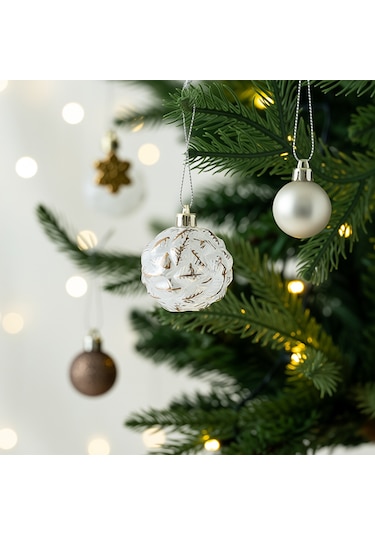 Karaca Home New Year Yılbaşı Bronze 65 Parça Ağaç Süsü Seti