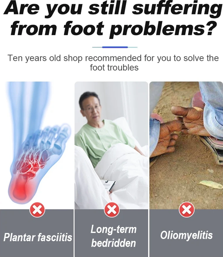 Ayarlanabilir Ayak Desteği Yükseltilmiş Tasarım, Ortotik Destek