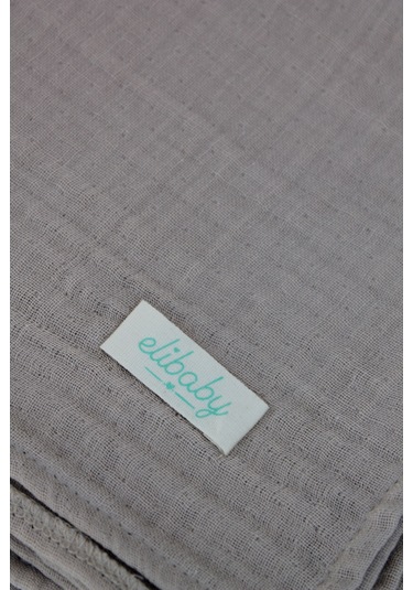 Organik Pamuk Ekstra Yumuşak 4 Katlı Müslin Battaniye 85x100 CM Bej