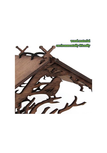 Geeroyoo Ahşap Dıy Kuş Evi, Bahçe Ve Balkonlar İçin Şık Ve Çevre Dostu Kuş Yuvası