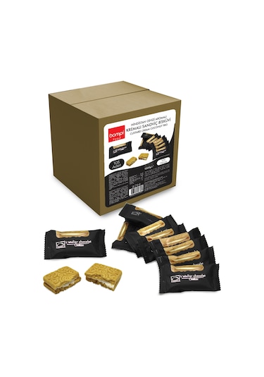 Bompi Hindistan Cevizi Aromalı Kremalı Tek Paketli Bisküvi 105 x 1 KG