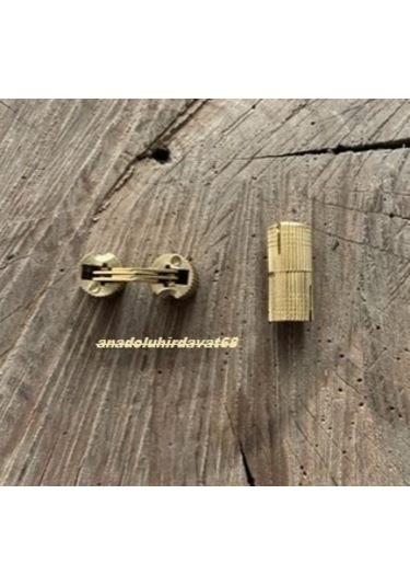 Dmr Pirinç Gizli Akordiyon Menteşe Katlanır Kutu Menteşesi 10mm 2adet