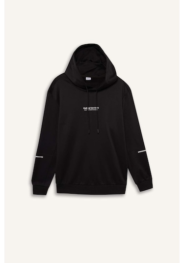 Defacto Defactofit Standart Fit Kapüşonlu Sporcu Sweatshirt D3736ax25wnbk81 Siyah Defacto Defactofit Standart Fit Kapüşonlu Sporcu Sweatshirt D3736ax25wnbk81 Siyah