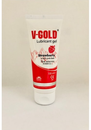 V-Gold Su Bazlı Kayganlaştırıcı Jel Çilek Aromalı 100 ML