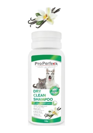 Pro Perfeck Kedi Köpek Kuru Toz Vanilyalı Kokulu Şampuan 150 G