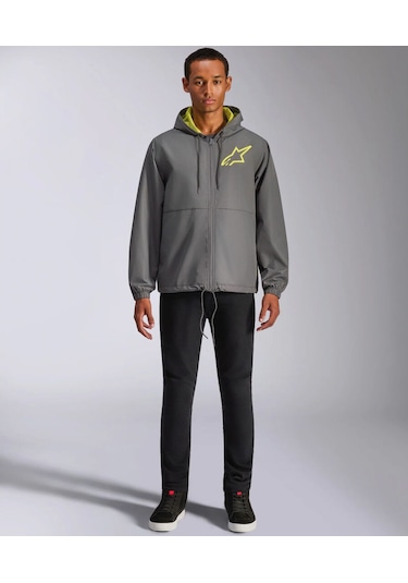 Alpinestars Speeder Chromium Windbreaker Rüzgarlık Gri Sarı