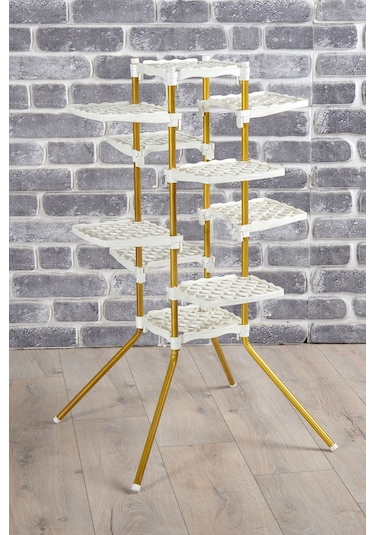 Fullreyon Vailante 10'Lu Çiçeklik Saksı Standı Dekoratif Saksılık Diğer