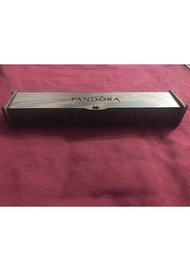 Okyonusun Kalbi, Mavi Gümüş Safir Taşlı Bileklik, Ahşap Kutu İçer