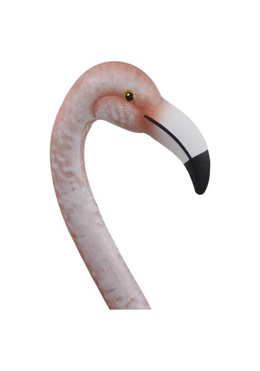T.concept Dekoratif Gerçekçi Dayanıklı Metal Pembe Flamingo Büyük