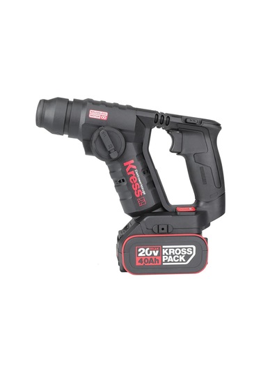 Kress KUC50.2 20V/4.0Ah. Li-İon Çift Akülü Kömürsüz 1.7j Profesyonel Sds-Plus Pnömatik Şarjlı Matkap + 10 MM Mandren