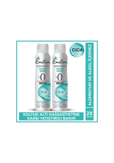 Serum Boost Cıca Hassas Bakım Kadın Sprey Deodorant Alüminyum&alkol İçermez 2x150 Ml