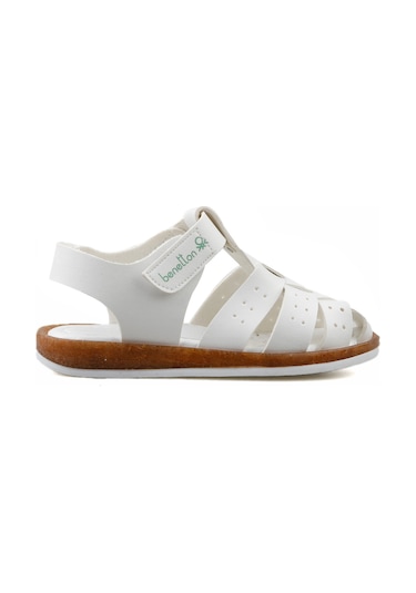 Benetton Bn 1205 Beyaz Çocuk Sandaleti Bn-1205-Beyaz Beyaz
