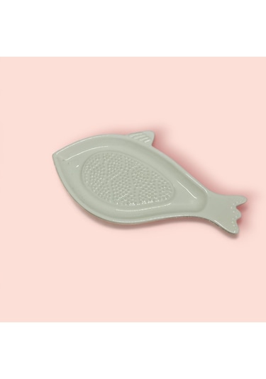 Porselen Elma Rendesi Çocuk Mama Rendesi Balık Figürlü Meyve Rendesi