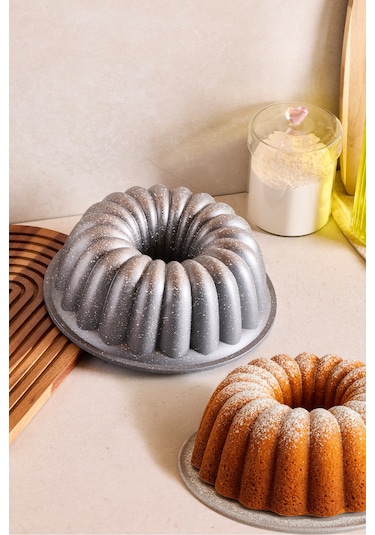 Cake Pro Döküm Dilimli Silver Kek Kalıbı Gümüş