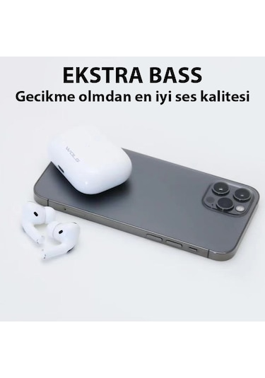 Wolg TB03 TWS Kablosuz Bluetooth 5.1 Kulak İçi Kulaklık
