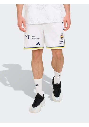Fenerbahçe Basket Erkek Beyaz Maç Şortu 25/26 Beyaz
