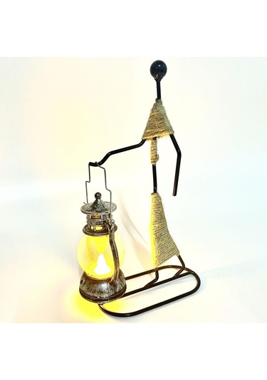 Suntek Karakter Fener Heykel Sanat Ziyafet Partileri Gümüş