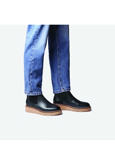 Negro Bot Kadın Nantes-po Toni Pons Leather Ankle Boot Wıth Sıde Elastıcs Siyah
