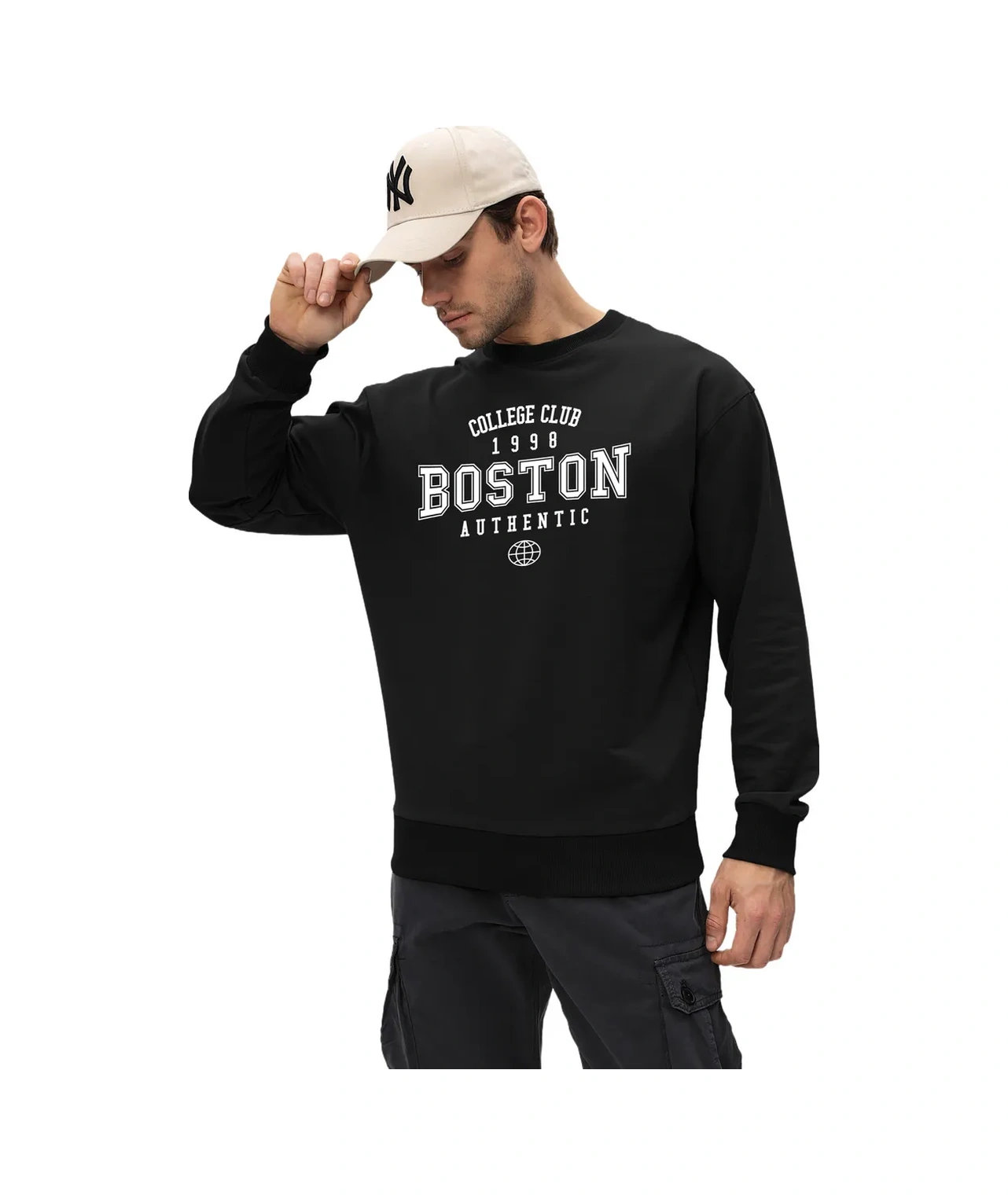 Unıquıre Oversize Sweatshirt 280207023 Siyah