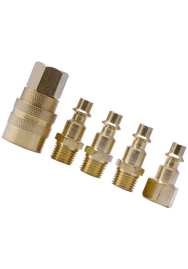 Suntek 5 Adet Katı Pirinç Çoğaltıcı Seti Hava Hortumu