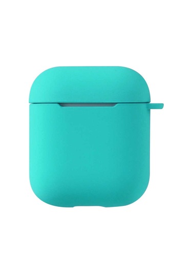 Kilifone - Airpods Uyumlu Airpods - Kılıf Airbag 11 Silikon Kılıf - Turkuaz