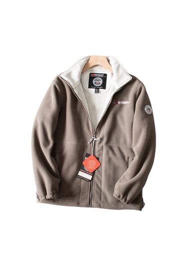 Sonbahar/kış Sıcak Polar Ceket Haki