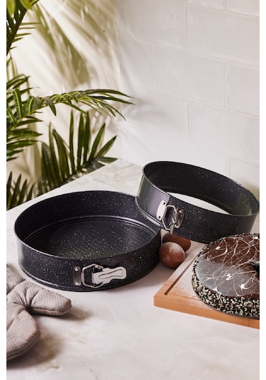 Emsan Circle Kelepçeli Kek Kalıbı Seti 2' Li