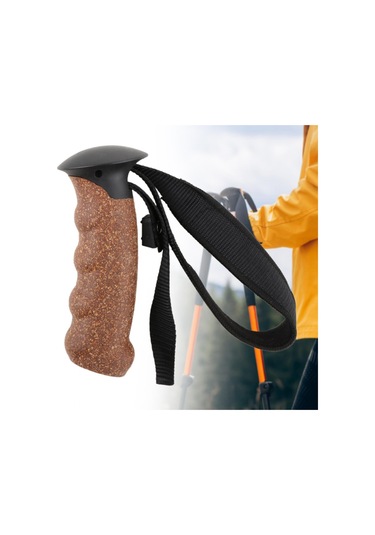 Dolıty Trekking Çubuk Kolu Kavrama Yürüyüş Kutup El Kahverengi