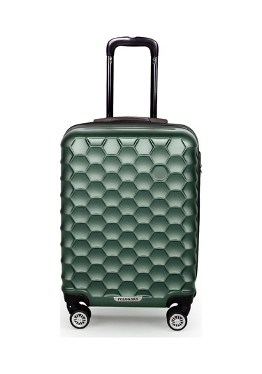 Polo&sky Petek Model Haki Renk Kabin Boy Valiz Haki