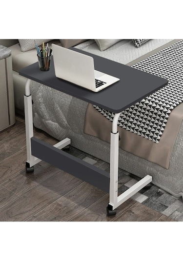 Servetavcı  Yükseklik Ayarlı Laptop Sehpası ve Çalışma Masası  Antrasit - Beyaz