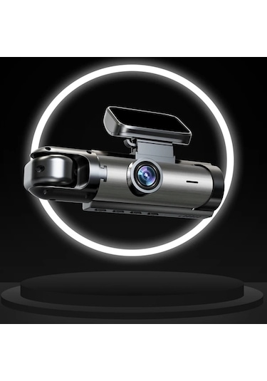 Oldfriend Siyah 32gb Kart Yok 1080p Dual Kamera Araç Kamerası 3.16 Ips Ekran Gece Görüşü Park Asistanı