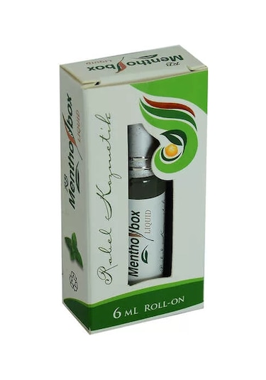 Menthol Masaj Yağı Likit Roll On Menthol Nane Limon Bitkisel Yağlar Karışımlı 6 Ml