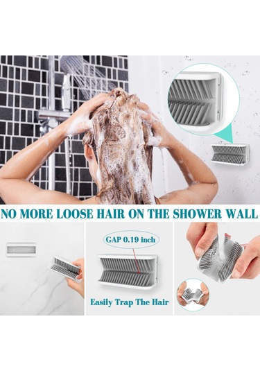 Konesam Silikon Duş Saç Toplayıcı - Engellediği Tıkanıklıklar, Kolay Kurulum Ve Temizlik - Yumuşak Kaliteli Materyal Diğer