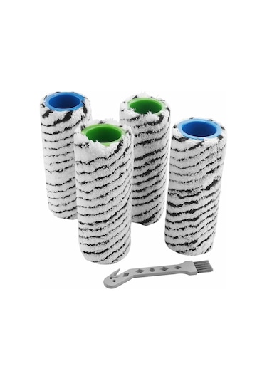 Mufunye Karcher Fc7 Fc7 Premium Fc5 Fc5 İçin 4'lü Taş Rulo Fırça Premiumhappyshop ,elektrikli Süpürge Aksesuarları