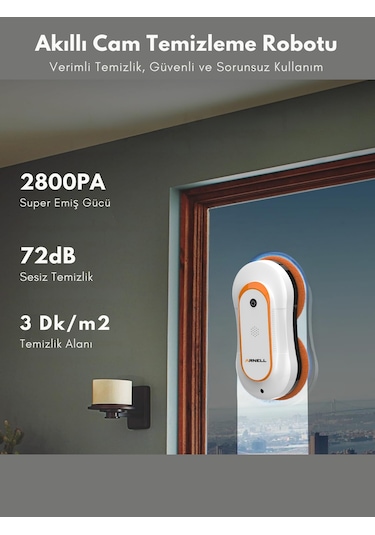 Arnel WCR-2310Y Cambaz Cam Silme Robotu